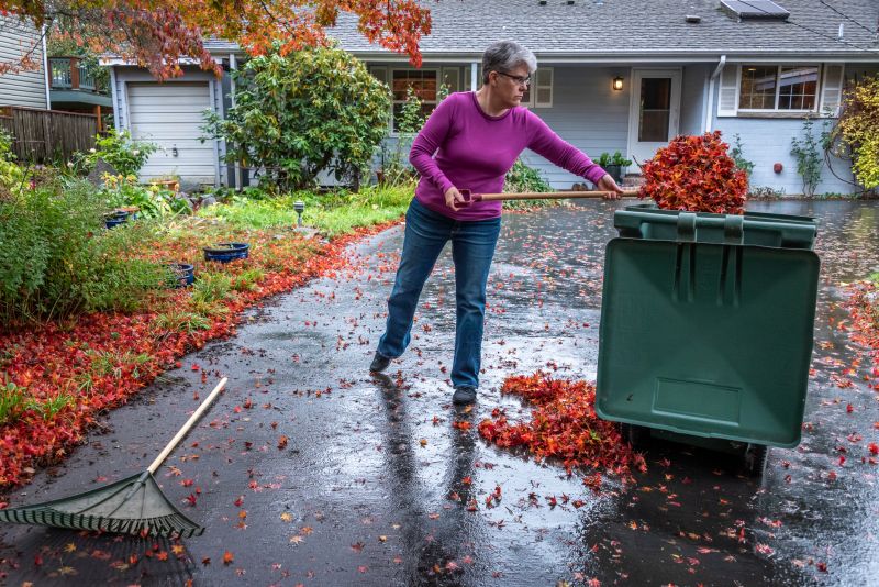 Bagging Fall Debris