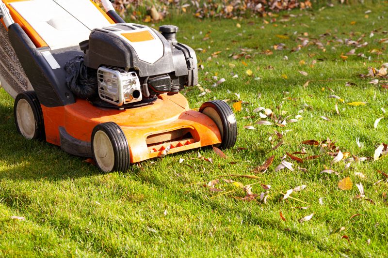 Lawn Equipment Ready for Fall